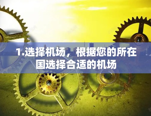 1.选择机场,根据您的所在国选择合适的机场 1.选择机场,根据您的所在国选择合适的机场