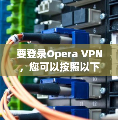 要登录Opera VPN，您可以按照以下步骤操作