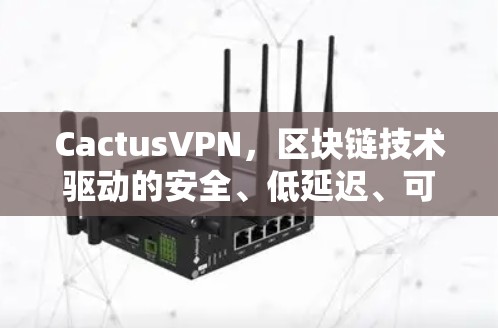 CactusVPN，区块链技术驱动的安全、低延迟、可扩展的VPN解决方案