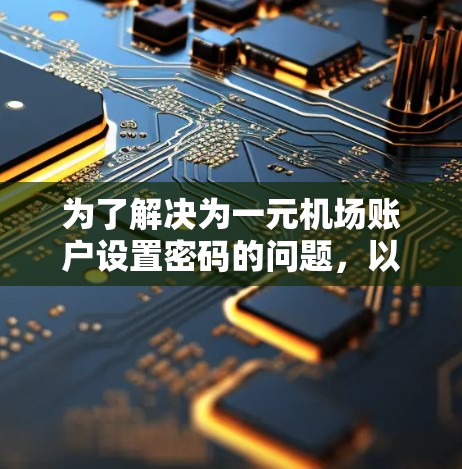 为了解决为一元机场账户设置密码的问题,以下是一个清晰的步骤指南 为了解决为一元机场账户设置密码的问题,以下是一个清晰的步骤指南