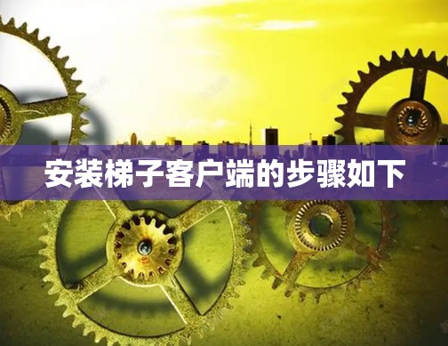 安装梯子客户端的步骤如下