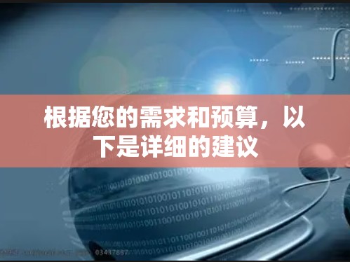 根据您的需求和预算，以下是详细的建议