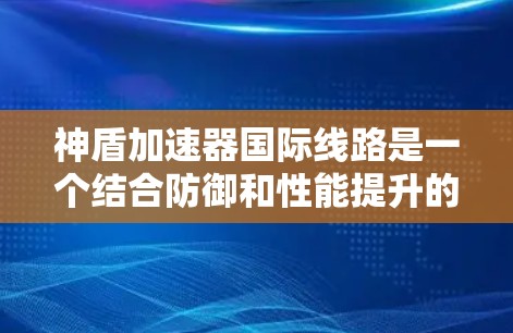 神盾加速器国际线路是一个结合防御和性能提升的网络加速工具，旨在在全球范围内提供高效的网络连接。以下是对该项目的详细介绍