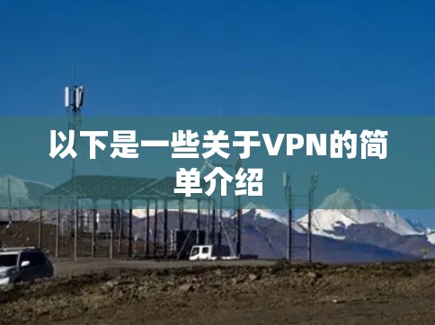 以下是一些关于VPN的简单介绍